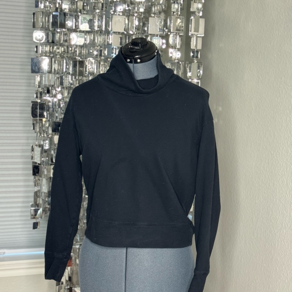 James Perse Mock Crop Sweatshirt